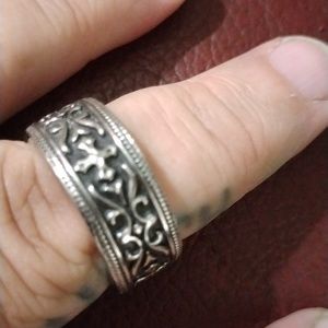 Mens stainless steel ring